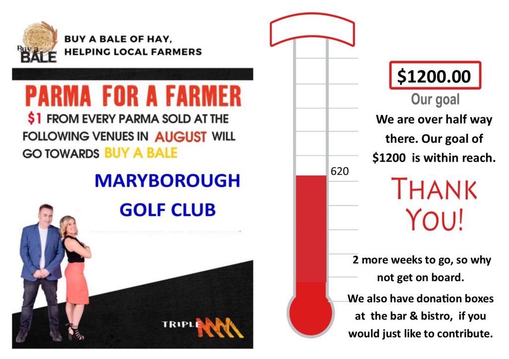donations Maryborough Golf Club Lawn Bowls & Bistro